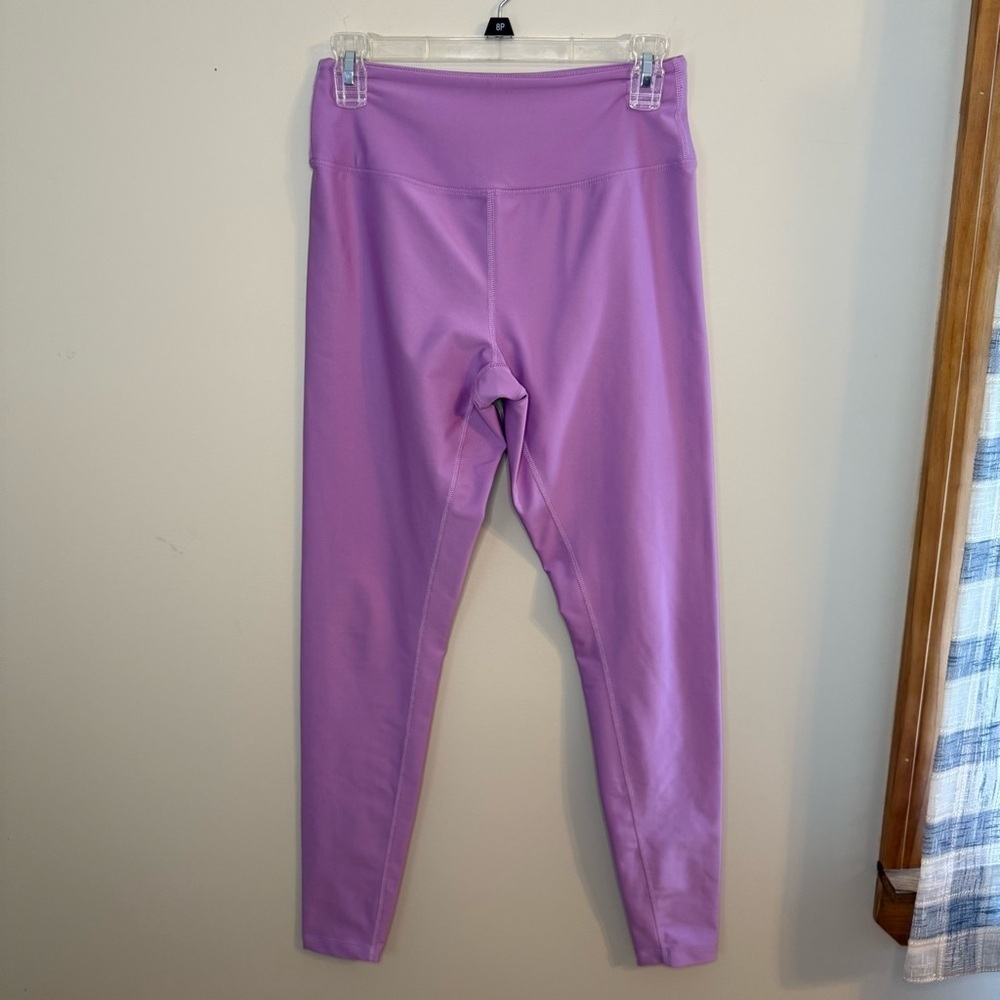 YEAR OF OURS Robin Tulip Purple Activewear Set Sports Bra & Leggings Sz Medium - Picture 9 of 13